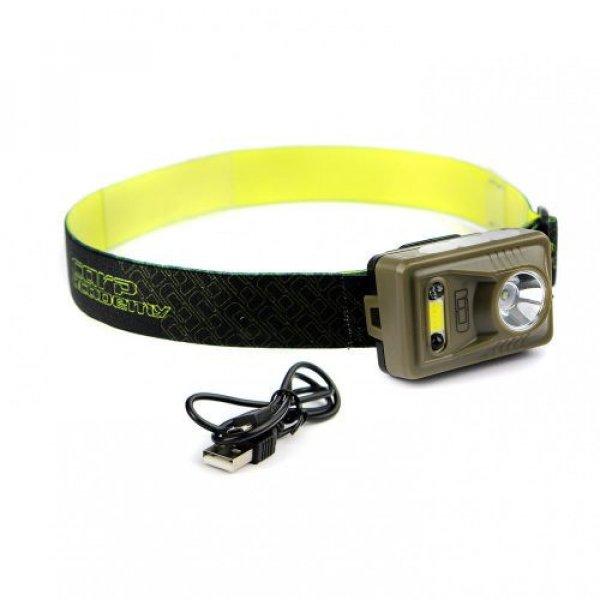 Fejlámpa Carp Academy Outdoor Led Light Fejlámpa - tölthető (4817-007)