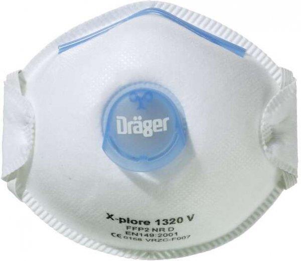 Dräger X-plore 1320 FFP2 V porvédő maszk  Higiénia tisztítás
járványvédelem  Személyi higiénia
