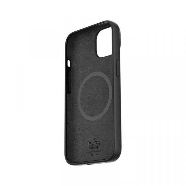 PURO ICON MAG MagSafe Apple iPhone 14/13 (fekete) telefontok
