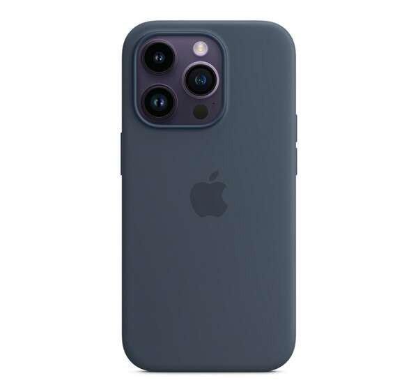 APPLE szilikon telefonvédő (Magsafe rögzítésű, mágneses) SÖTÉTKÉK
Apple iPhone 14 Pro