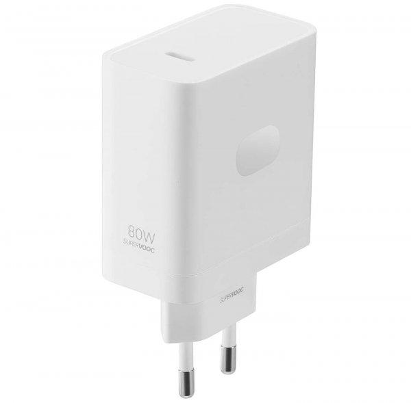 OnePlus SuperVOOC USB-C Hálózati töltő - Fehér (80W)