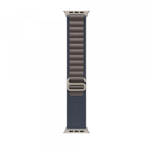 Apple Watch Ultra2 Cellular, 49mm Titanium Case w Blue Alpine Loop - Large