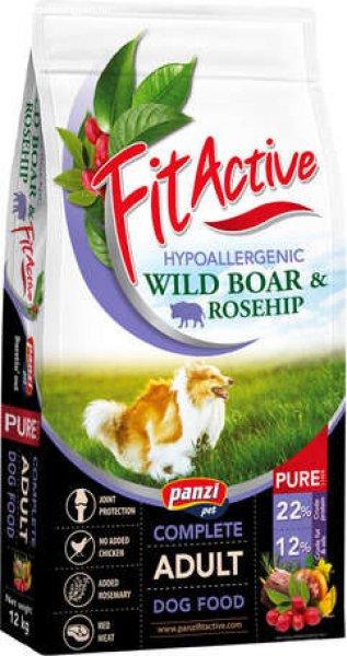 FitActive Pure Hypoallergenic Wild Boar & Rosehip (2 x [12 + 1.2 kg]) 26.4 kg