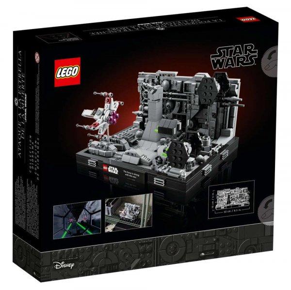 LEGO® Star Wars építőkészlet, Halálcsillag üldözés Dioráma, 665
részes