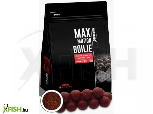 Haldorádó Max Motion Boilie Long Life 24 Mm - Fűszeres Vörös Máj bojli
800g