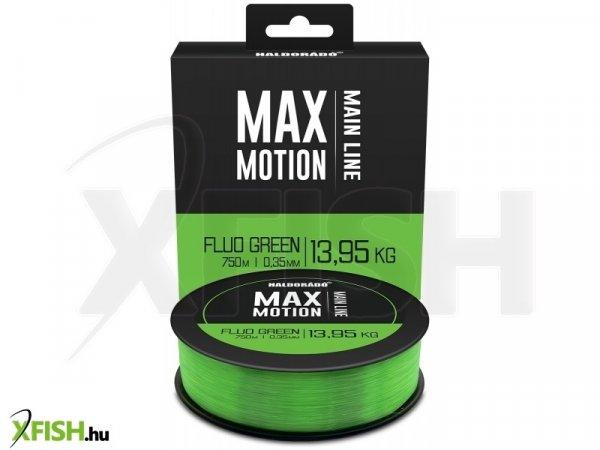 Haldorádó Max Motion Fluo Green 0,35 Mm / 750 M - 13,95 Kg pontyozó zsinór