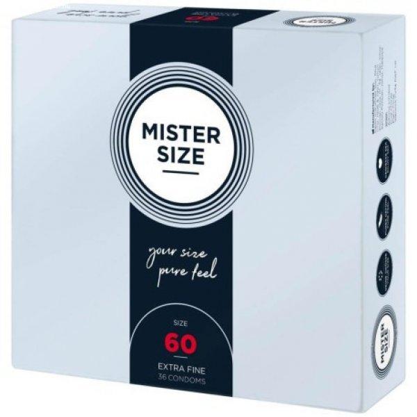 MISTER SIZE 60 mm Condoms 36 pieces óvszer