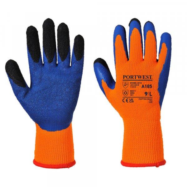 Portwest A185 Duo-Term védőkesztyű narancs/kék M-XXL