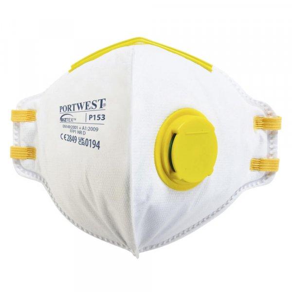 Portwest P153 FFP1 szelepes Dolomit légzésvédő maszk (20 db)