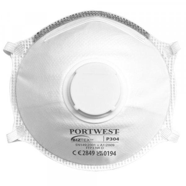 Portwest P304 FFP3 Light Cup Respirator (10 db)