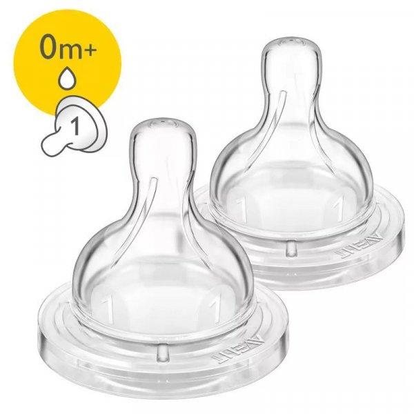 Avent SCF631/27 Classic szilikon etetőcumi 1, 0hó+