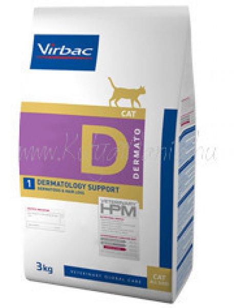 Virbac HPM Diet Cat Dermatology Support 3 kg