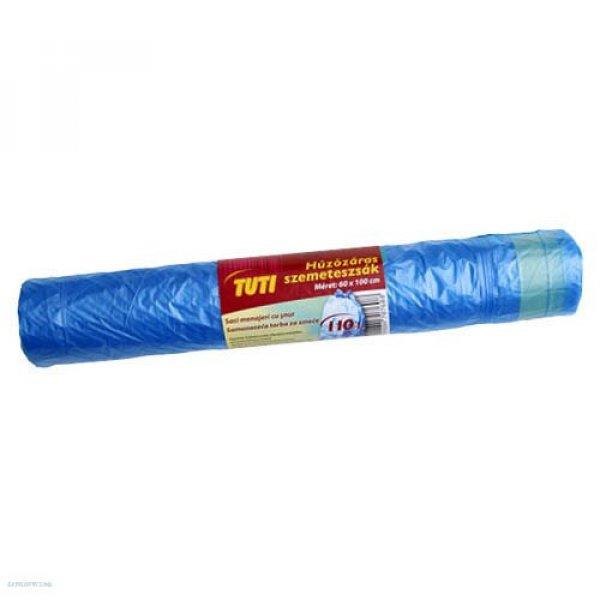 Szemeteszsák záró szalaggal extra 110L-es 60 x 100 cm 10 db