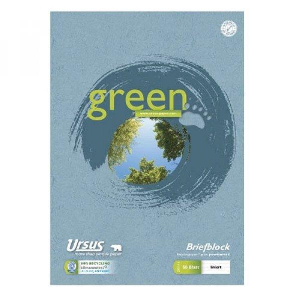 Mappabetét A4 50 lap kockás Ursus Green Pure Impact