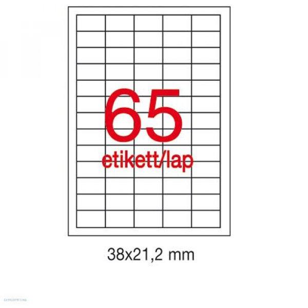 Etikett A1776 21,2 x 38 mm 500 ív Apli