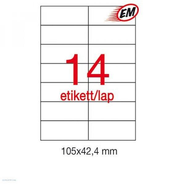 Etikett A1795 42,4 x 105 mm 500 ív Apli