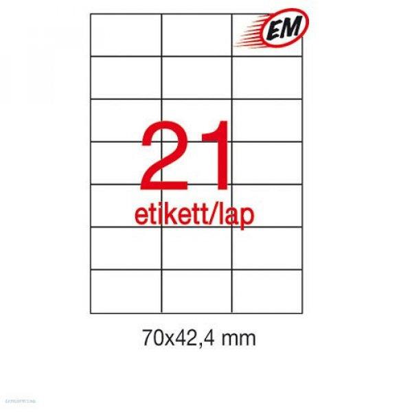 Etikett A1779 42,4 x 70 mm 500 ív Apli