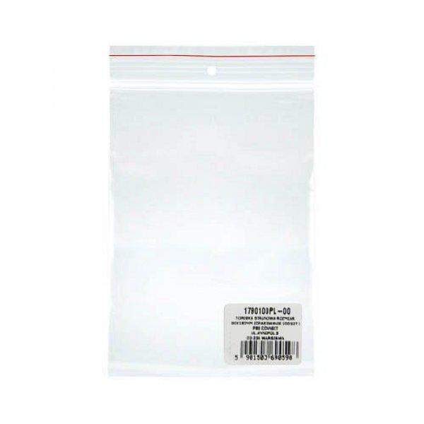 Tasak simítózáras DONAU PVC 40 mikron 100x200 mm, 100 db/csomag