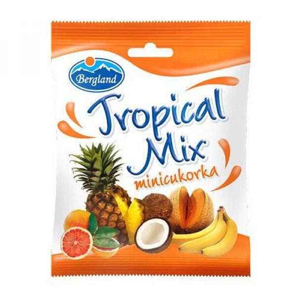 Keménycukorka mini Bergland Tropical Mix 70g