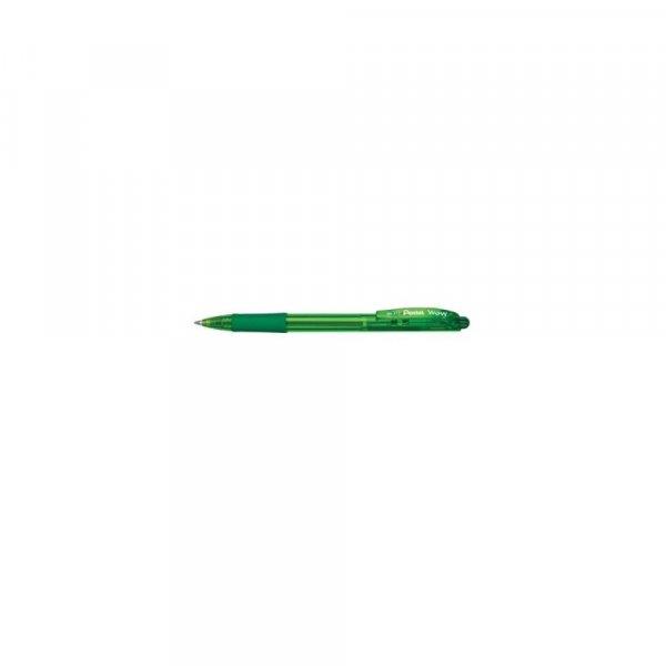 Golyóstoll nyomógombos 0,35mm, BK417-D Pentel Wow, írásszín zöld 2
db/csomag