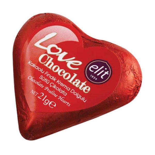 Elit Love Chocolate 21G Szívdesszert /91005015/