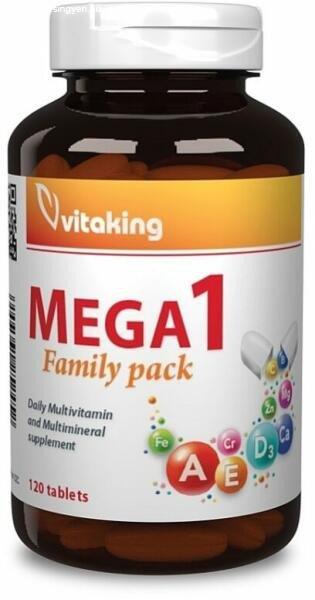 Vitaking mega 1 multivitamin étrend-kiegészítő tabletta family 120 db