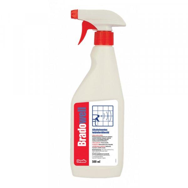Felületfertőtlenítő antibakteriális tisztító folyadék szórófejes 500
ml Bradowell