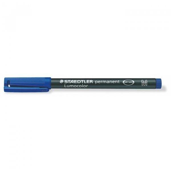 Alkoholos marker, OHP, 1 mm, STAEDTLER "Lumocolor® 317 M", kék