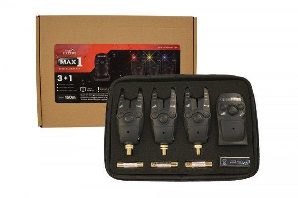 Carp Expert MAX1 Alarm elektromos rádiós kapásjelző szett 3+1db (78009-031)
