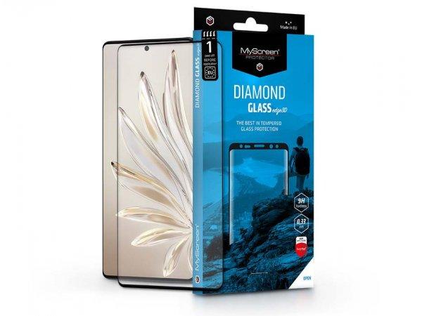 Honor 70 5G edzett üveg képernyővédő fólia ívelt kijelzőhöz - MyScreen
ProtectorDiamond Glass Edge3D - fekete