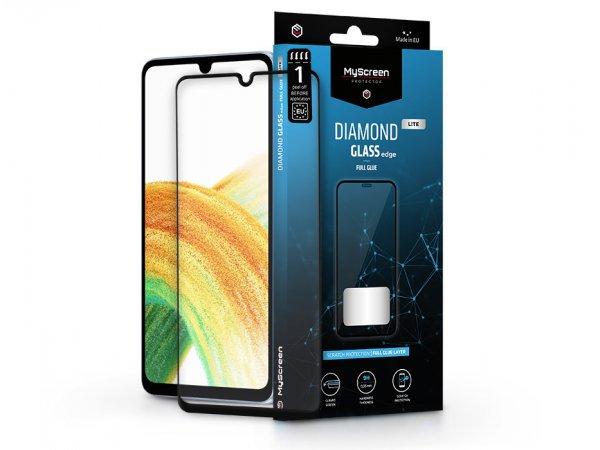 Samsung A336B Galaxy A33 5G edzett üveg képernyővédő fólia - MyScreen
Protector Diamond Glass Lite Edge2.5D Full Glue - fekete