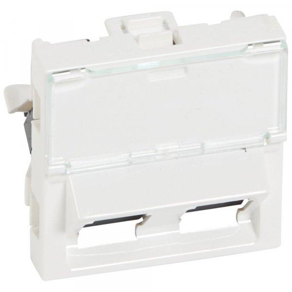 Legrand Program Mosaic 2 x RJ45 Cat.5e UTP 076502