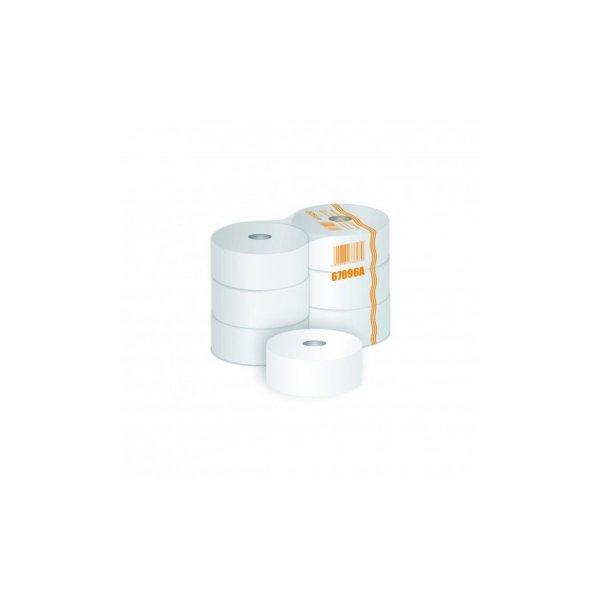Toalettpapír 2 rétegű közületi átmérő: 26 cm 100 % cellulóz 255
m/tekercs 6 tekercs/karton Peppy_67096A