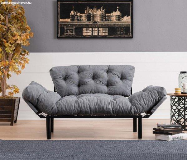 Nitta - Grey 2 Személyes kanapé 155x70x85 Szürke