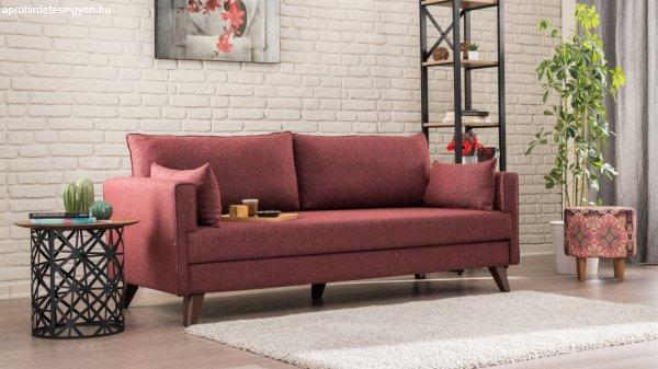 Bella Sofa Bed - Claret Red 3 Személyes kanapé 208x81x85 Bordó