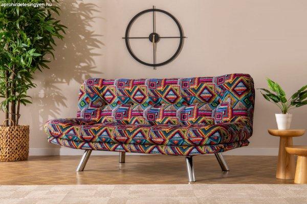 Misa Small Sofabed - Patchwork 3 Személyes kanapé 175x52x40 Multicolor