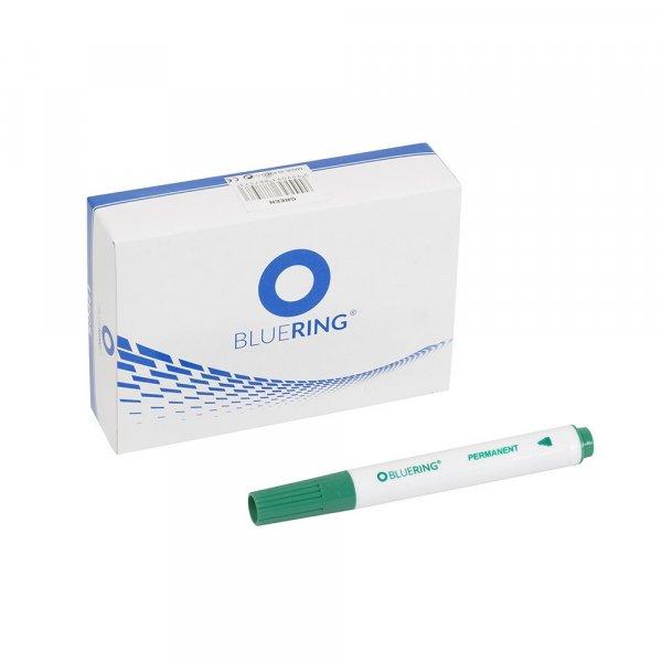Alkoholos marker 3mm, kerek végű Bluering® zöld 5 db/csomag