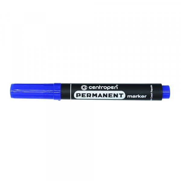Alkoholos marker 2,5mm, kerek hegyű, Centropen 8566, kék 5 db/csomag