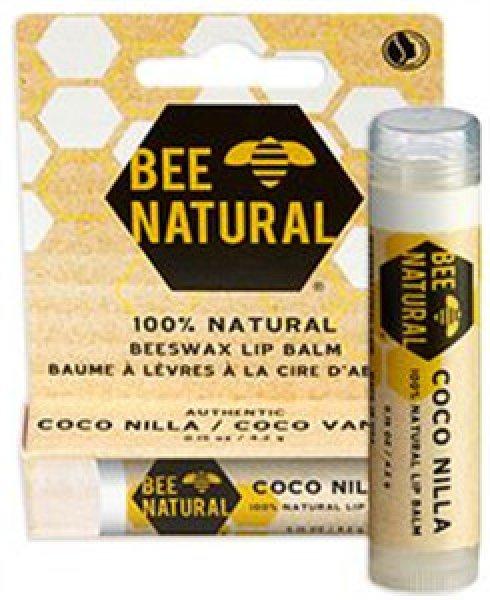Bee Natural kókusz vanília illatú natúr méhviasz ajakbalzsam 4 g