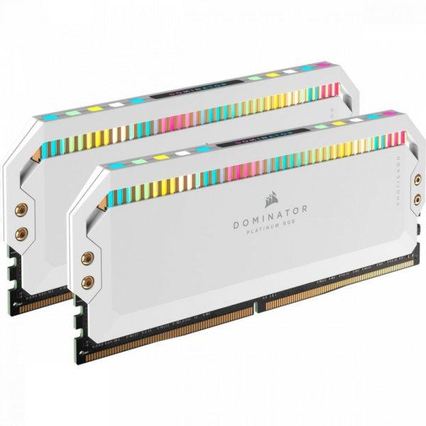 Corsair 32GB DDR5 5200MHz Kit(2x16GB) Dominator Platinum RGB White