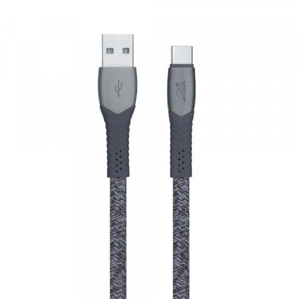 RivaCase Egmont PS6102 GR12 Type-C / USB 2.0 cable 1,2m Grey