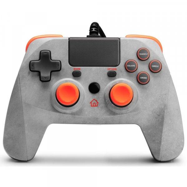 snakebyte Gamepad 4 S Rock Grey Orange