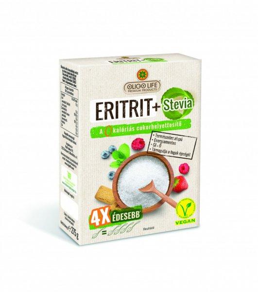 Oligo life eritrit+stevia 4x édesebb 275 g