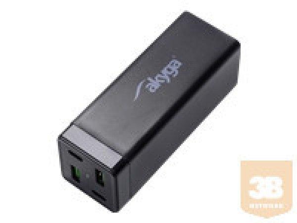 AKYGA USB Power Adapter Charge Brick AK-CH-17 65W 2x USB-A + 2x USB-C QC4+ PD
5-20V / 1.5-3.25A
