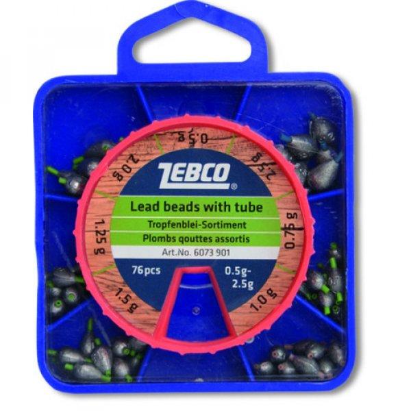 Zebco Premium Lead Bead With Tube átmenő furatos ólom készlet 76db-os szett
(6073901)
