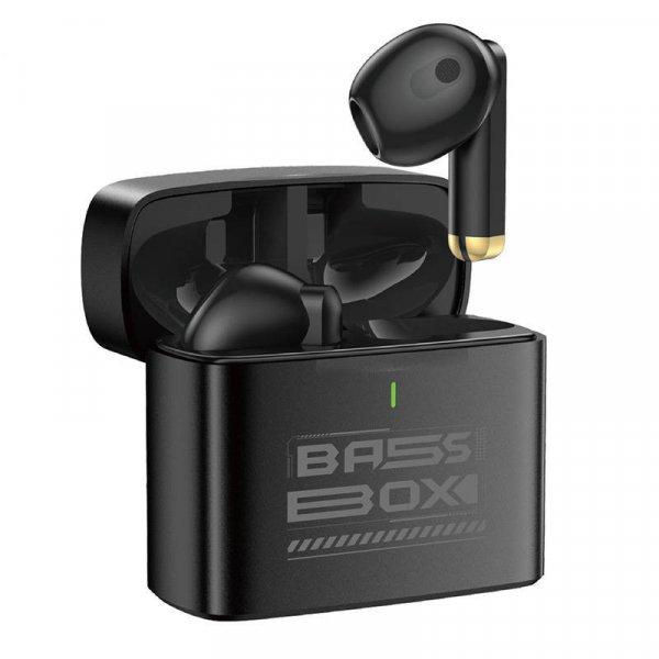 TWS mélynyomó Foneng BL128 vezeték nélküli fejhallgató (fekete)