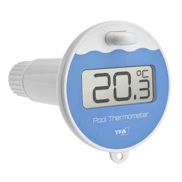 Digitális szobahőmérő és páratartalom-mérő vezeték nélküli
érzékelővel MARBELLA, fekete, TFA 30.3066.01