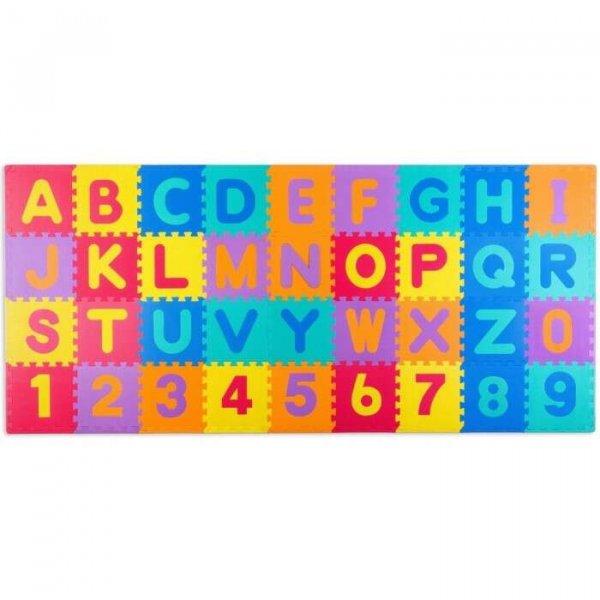 Játszószőnyeg 120 x 270 cm betűkkel és számokkal MCT 7487 - Többszínű