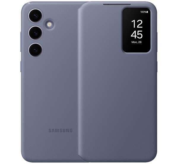 SAMSUNG tok álló (aktív FLIP, oldalra nyíló, átlátszó előlap) LILA
Samsung Galaxy S24 Plus (SM-S926)