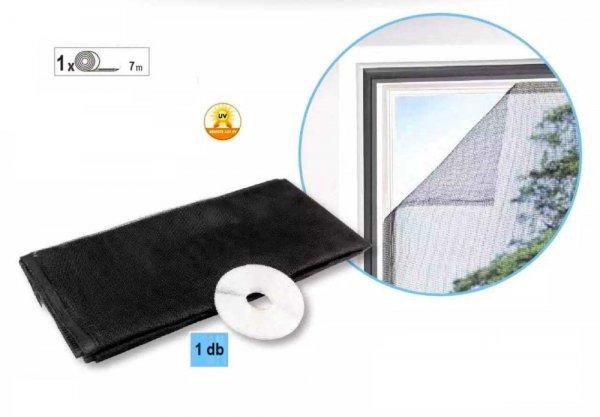 Livarno Home 1 darabos UV álló, vágható antracitszürke szúnyogháló,
rovarháló 130 x 220 cm ablakra, tépőzáras szalaggal (1 szett)